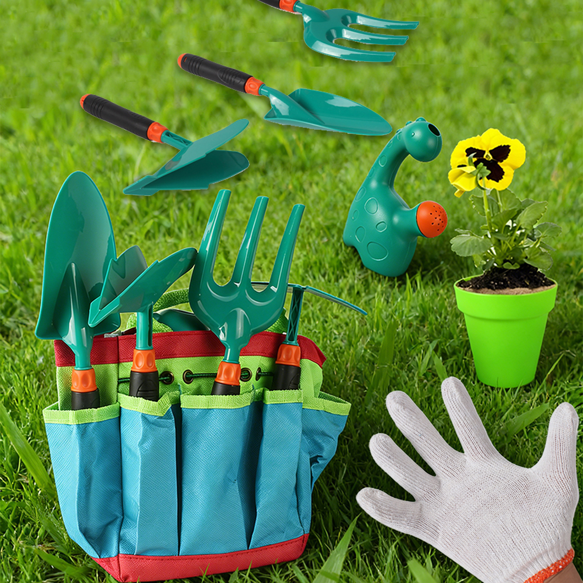 Gardening Tool Set Toys for ki - Kids Outdoor Garden Toys recension och pris