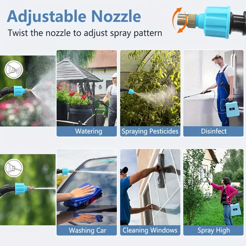 5L/8L USB Rechargeable Electri - Kids Outdoor Water Sprinkler recension och pris
