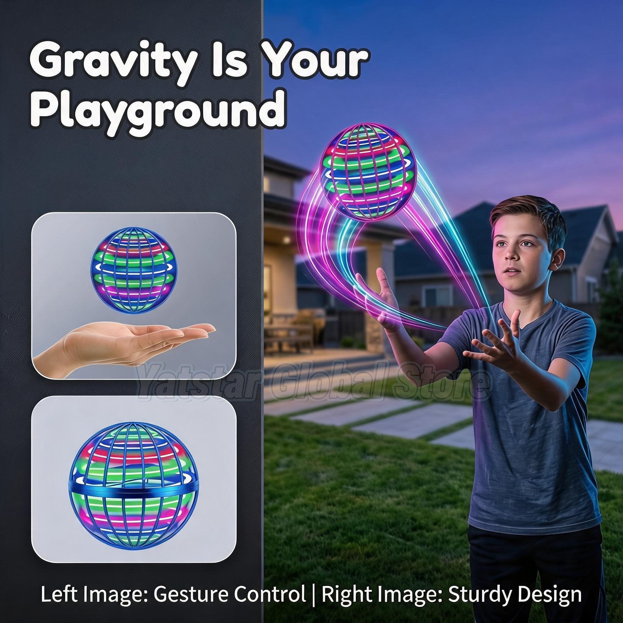 2026 New Hand Controlled Flyin - Kids Outdoor Dome recension och pris