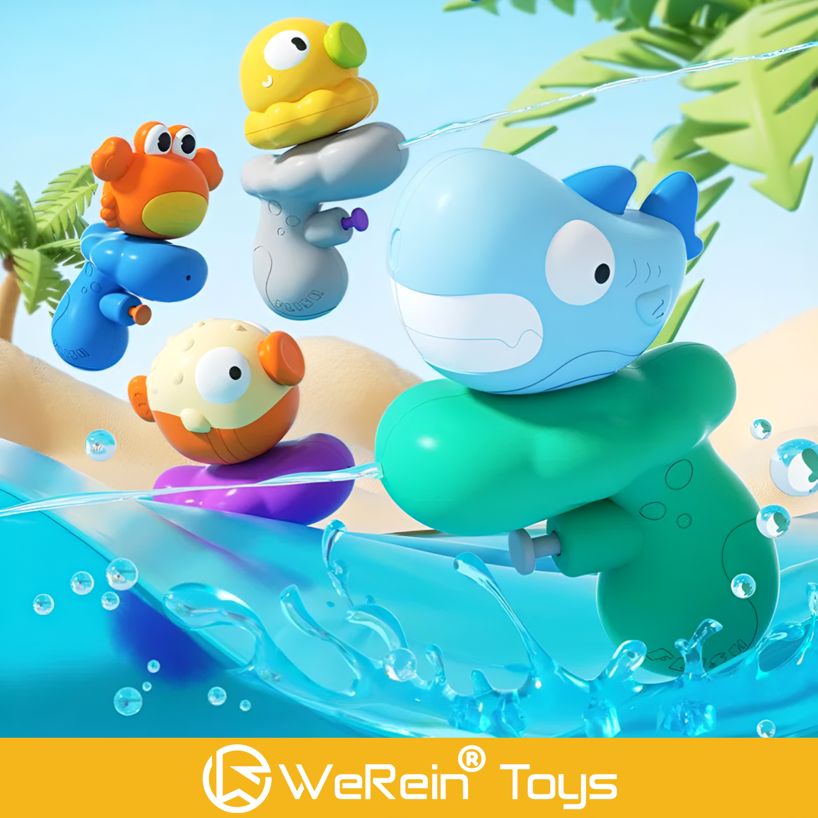 Mini Water Gun Toy Ocean Anima - Kids Outdoor Water Sprinkler recension och pris