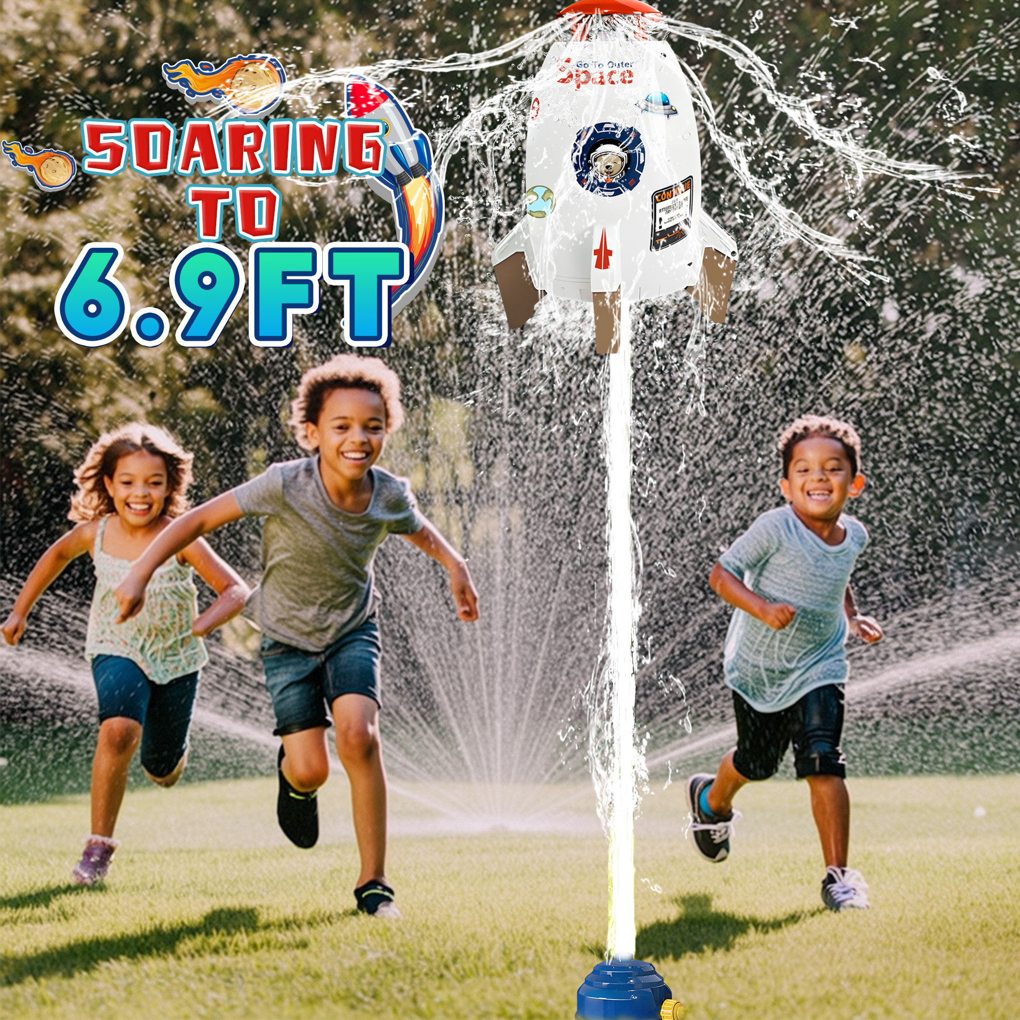 Sprinkler for Kids Outdoor Roc - Kids Outdoor Water Sprinkler recension och pris