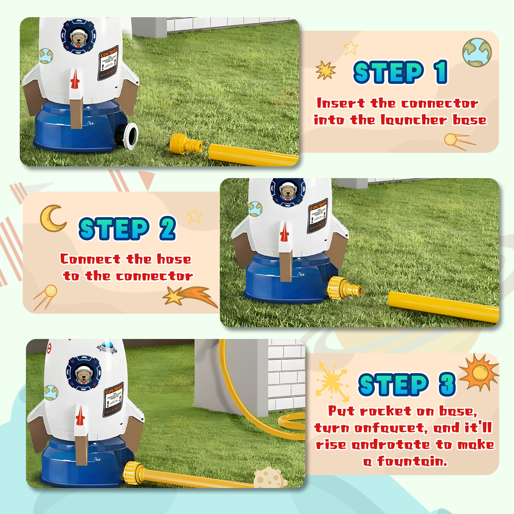Sprinkler for Kids Outdoor Roc - Kids Outdoor Water Sprinkler recension och pris