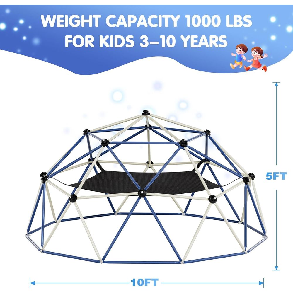 ClimDome,10T Dome Climber with - Kids Outdoor Jungle Gym Dome recension och pris