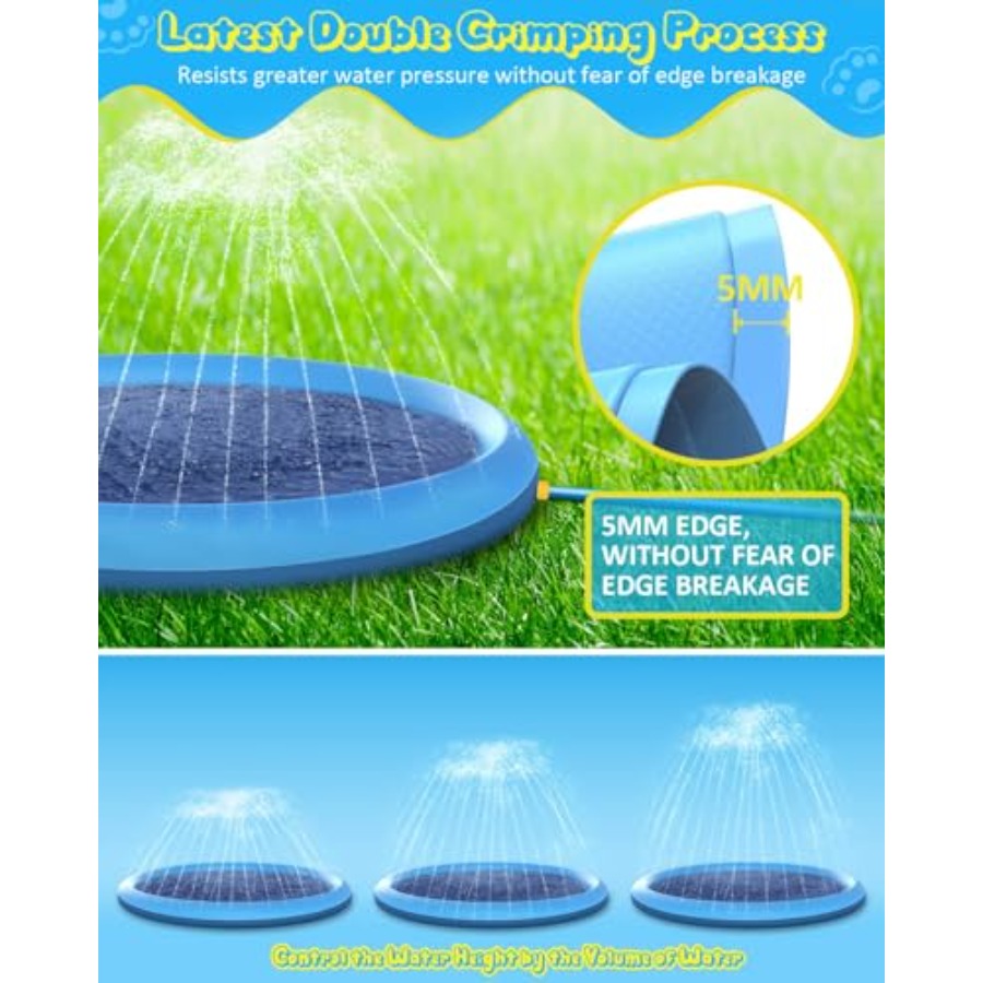 Outdoor splash pad for kids an - Kids Outdoor Mat recension och pris