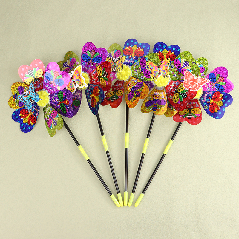 1Pc Colorful Sequin Windmill C - Kids Outdoor Garden Toys recension och pris