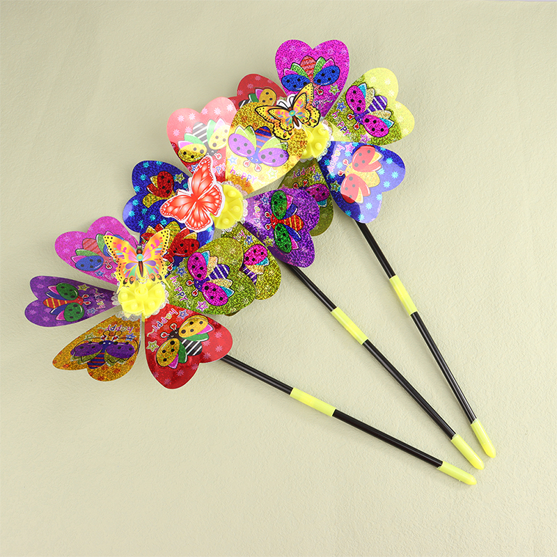 1Pc Colorful Sequin Windmill C - Kids Outdoor Garden Toys recension och pris