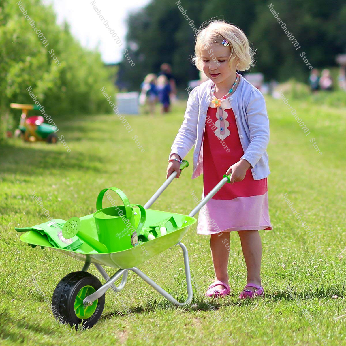 Kids Outdoor Wheelbarrow, Gree - Kids Outdoor Toys recension och pris