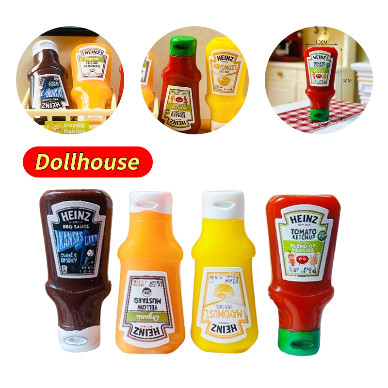 4Pcs Dollhouse Miniature Straw - Kids Outdoor Kitchen Set recension och pris