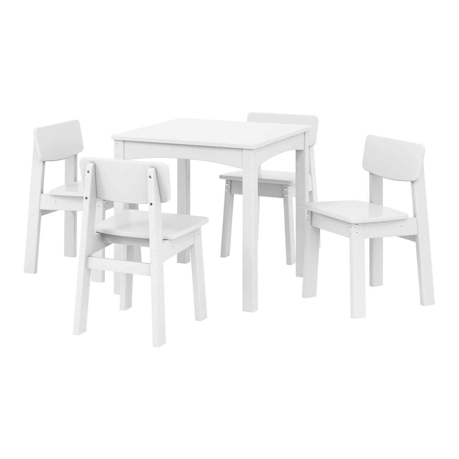 Kids 5-Piece HDPE Dining Table - Kids Outdoor Dining Set recension och pris