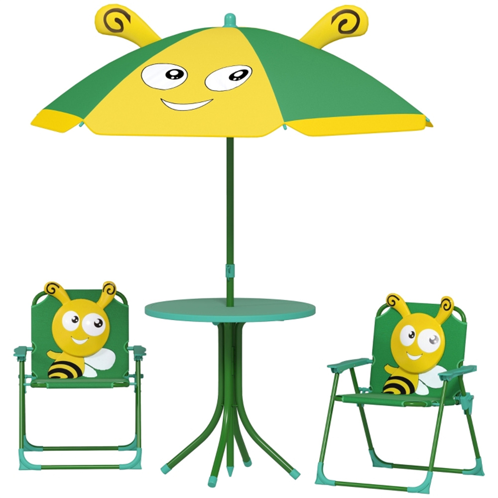 Green Cartoon Frog Toddler Out - Kids Outdoor Dining Set recension och pris