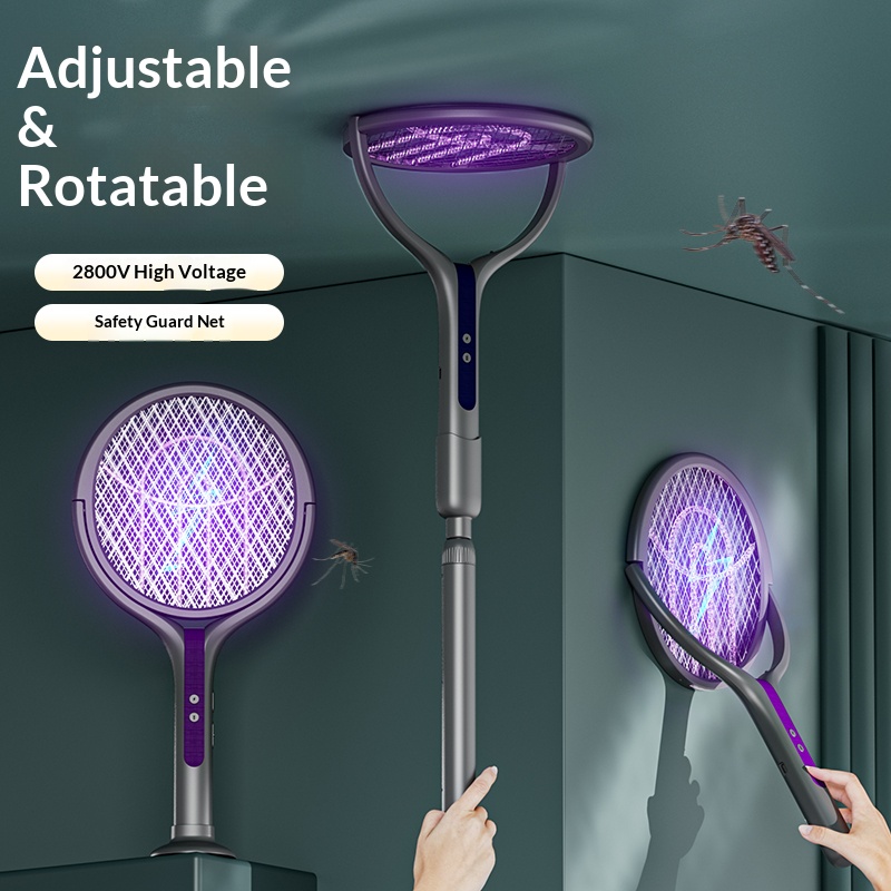 Rotating Head Bug Zapper Racke - Bug Catching Kit recension och pris