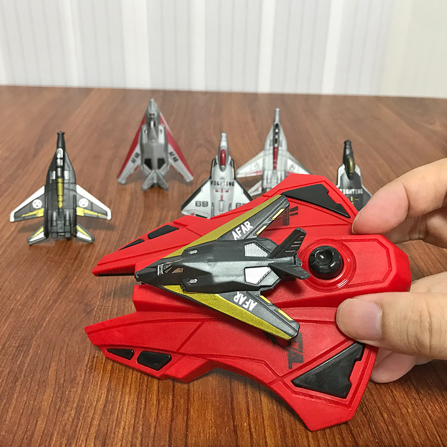 6pcs Fighter Plane Red Launche - Kids Outdoor Entertainment recension och pris