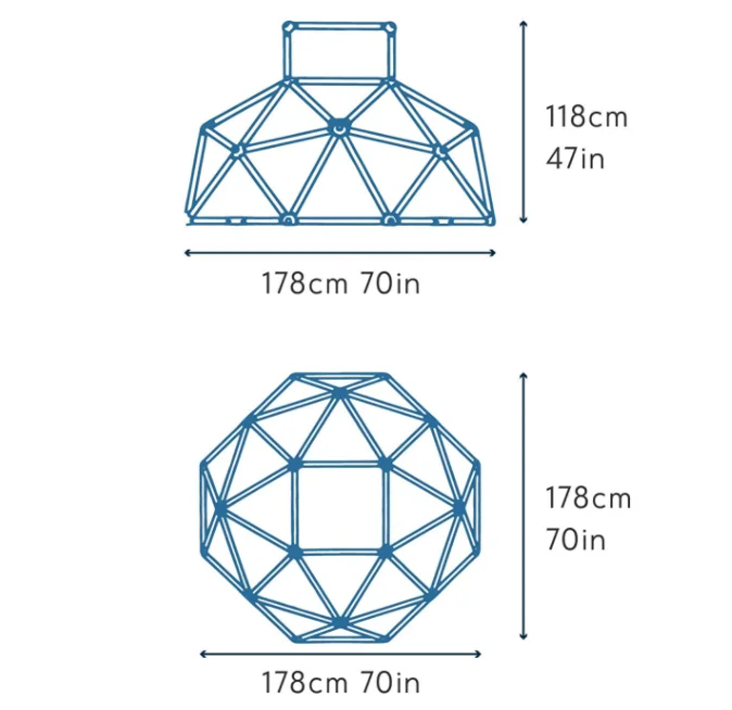#For Active Outdoor Fun Jungle - Kids Outdoor Jungle Gym Dome recension och pris