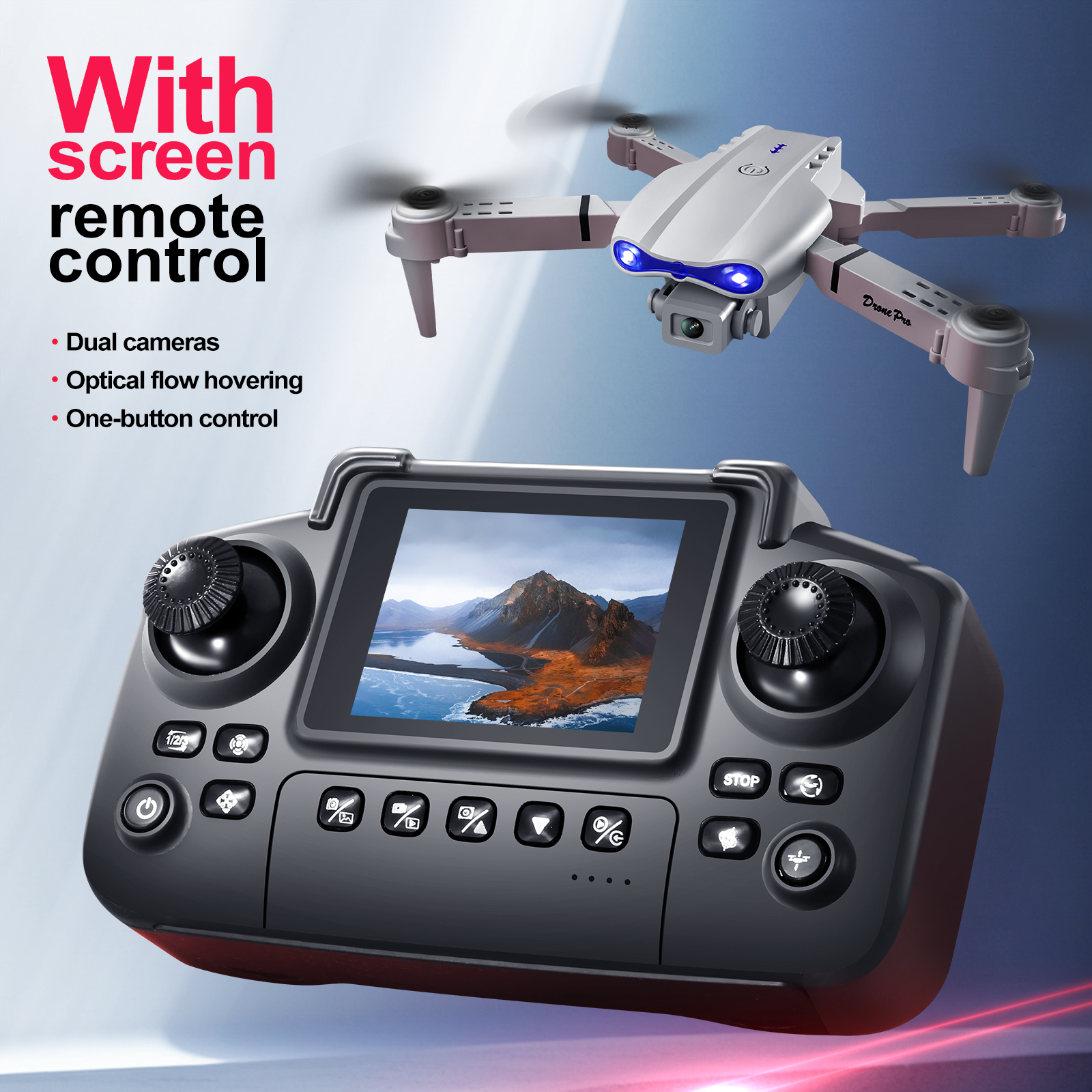 2025 New E88 E99 Upgraded Dron - Kids Outdoor Entertainment recension och pris