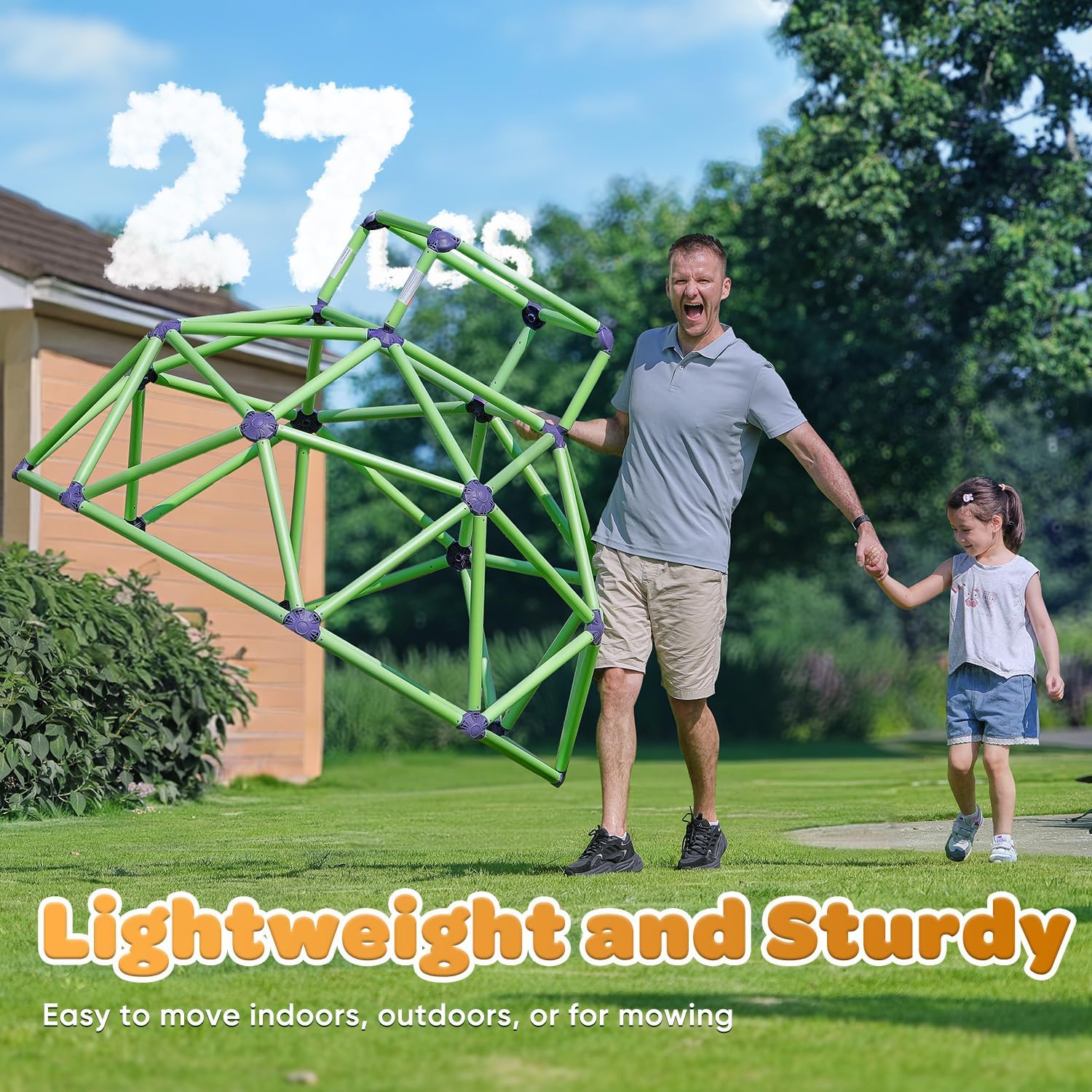 Zupapa Monkey Bars Climbing Do - Kids Outdoor Jungle Gym Dome recension och pris