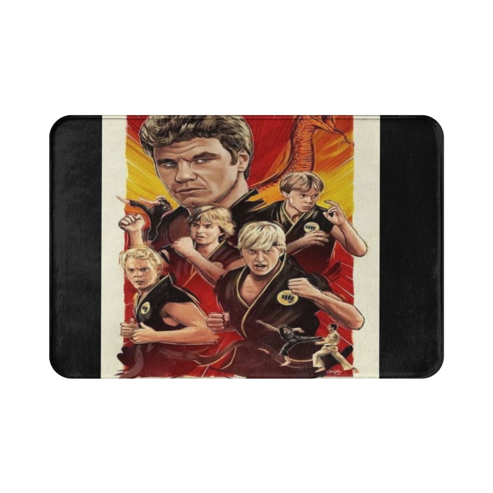 80s Martial Arts Movie Carpet  - Kids Outdoor Floor Cushions recension och pris