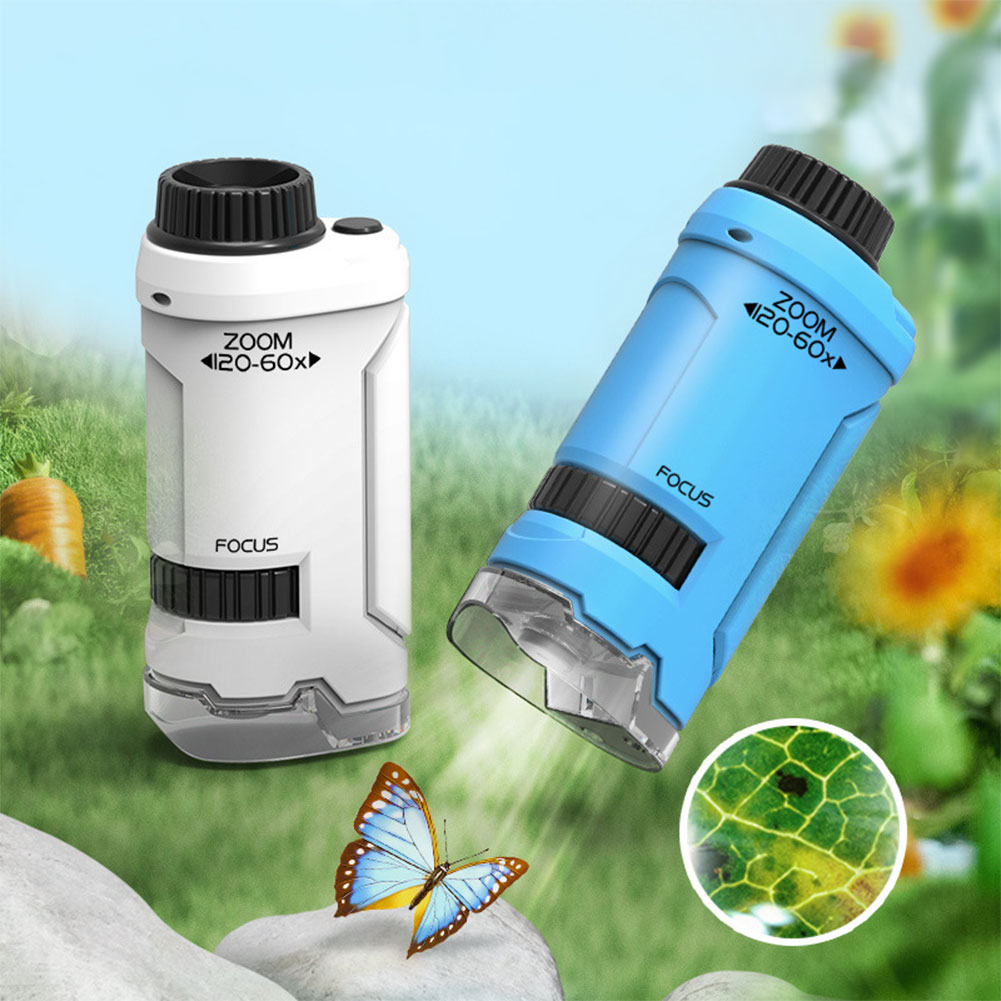 New 60x-120x Handheld Microsco - Kids Outdoor Education recension och pris