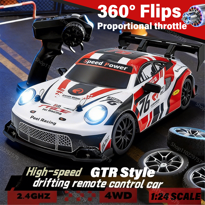New 4WD 1:24 Scale RC Drift Ca - Outdoor Kids In An Indoor World recension och pris