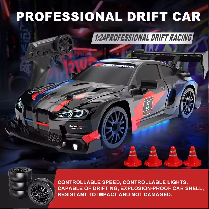 New 4WD 1:24 Scale RC Drift Ca - Outdoor Kids In An Indoor World recension och pris