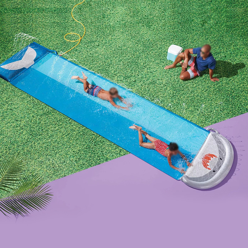 Interactive Shark Water Slide  - Kids Outdoor Mat recension och pris