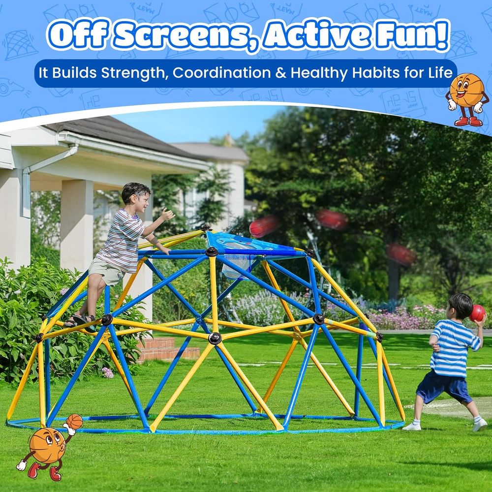 Zupapa 10T ClimDome, Outdoor J - Kids Outdoor Jungle Gym Dome recension och pris