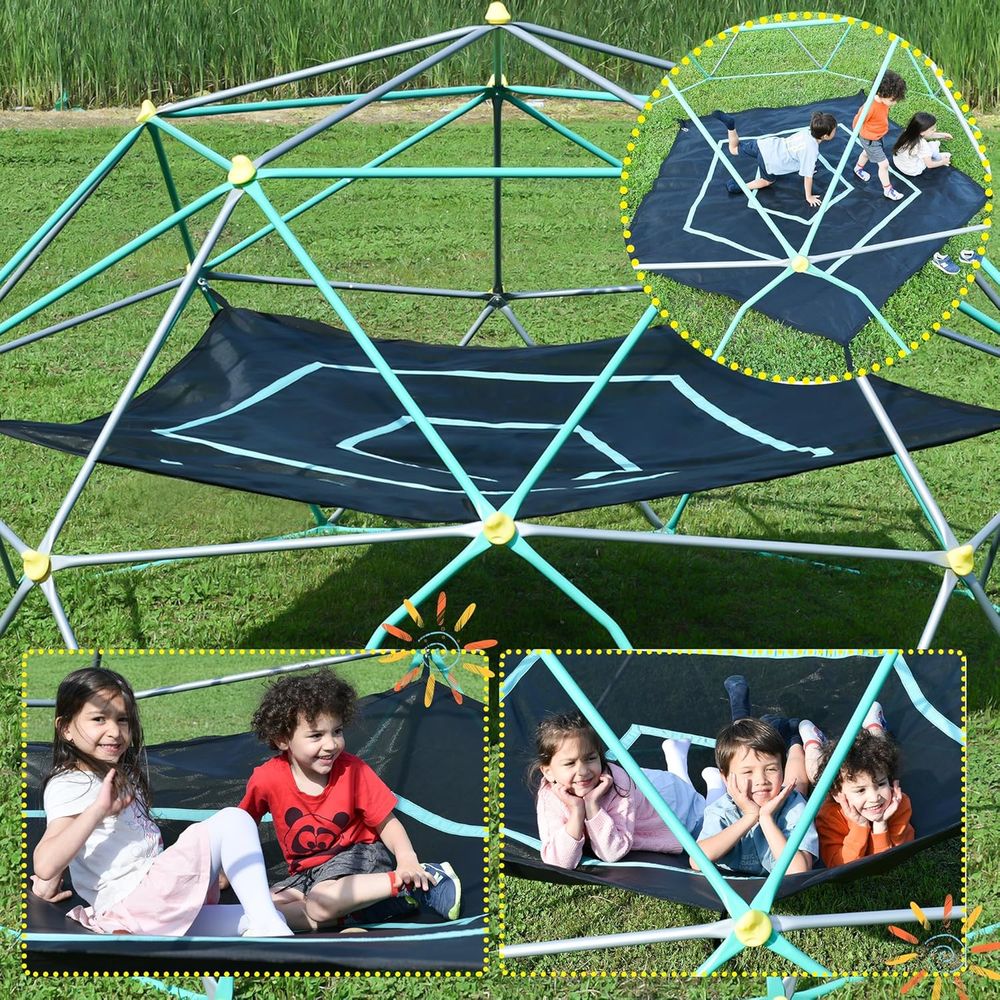 Geometric Dome Climber with Ha - Kids Outdoor Jungle Gym Dome recension och pris