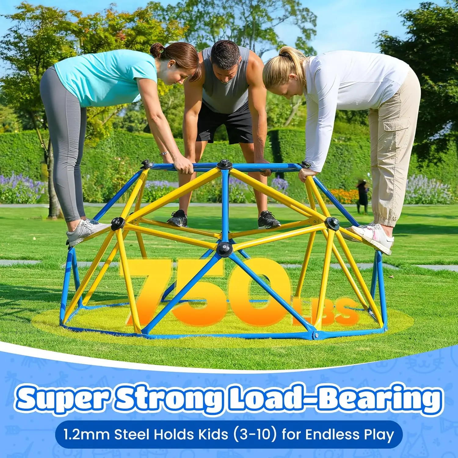 Zupapa 6FT Climbing Dome for K - Kids Outdoor Jungle Gym Dome recension och pris