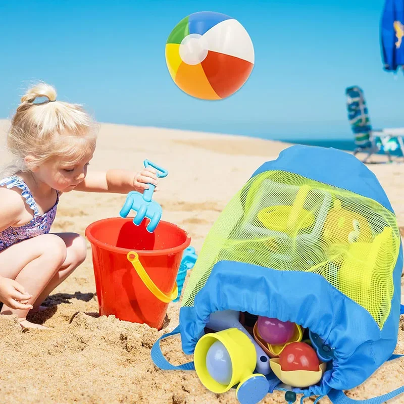 1Pcs Beach Bag Foldable Portab - Kids Outdoor Net recension och pris
