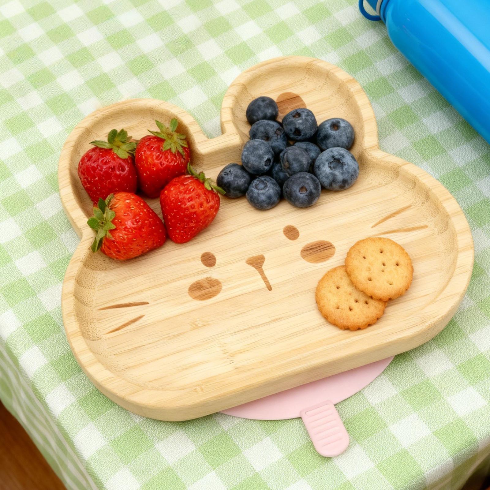 Kids Dish Set Cartoon Compartm - Kids Outdoor Dining Set recension och pris