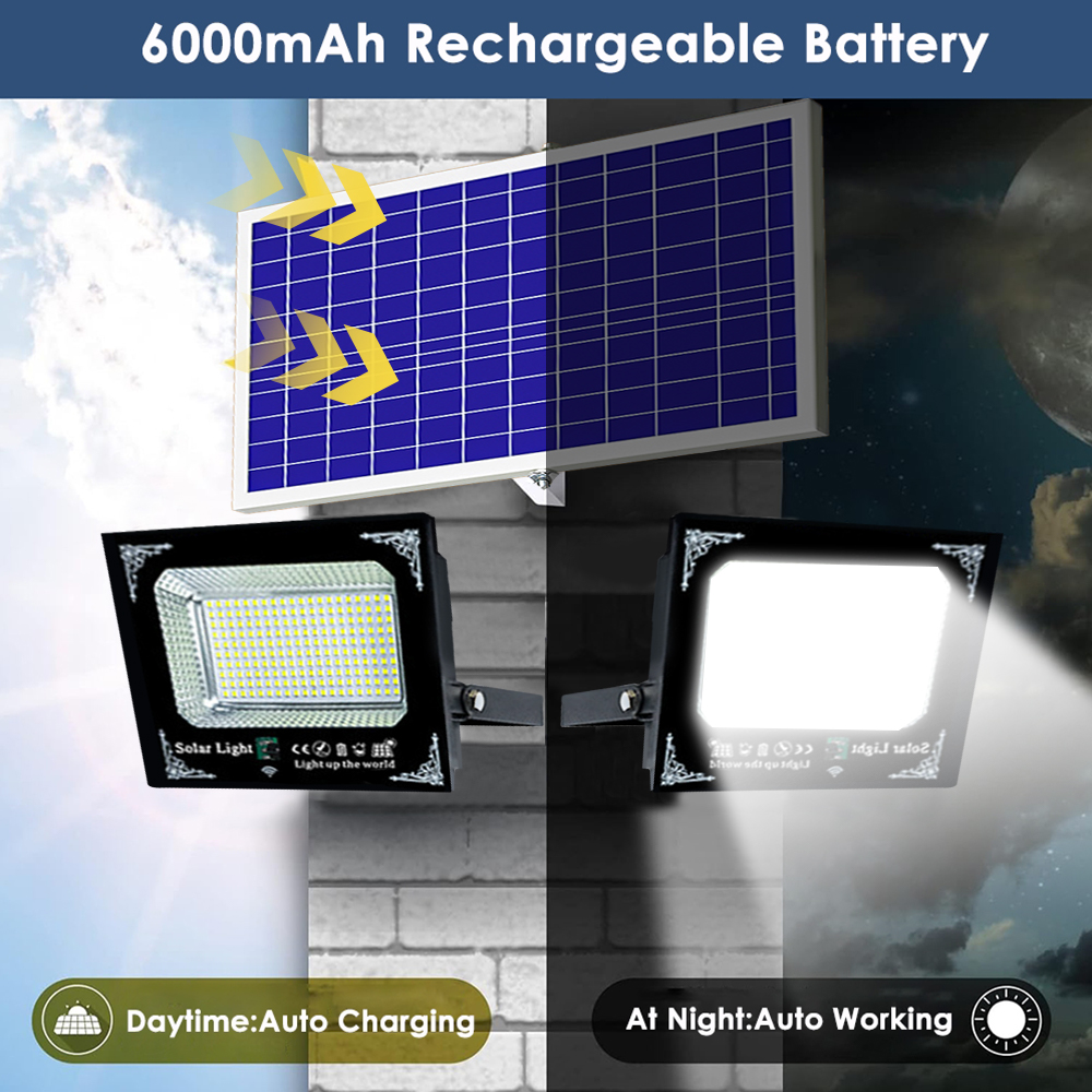 500W Led Solar Light High Brig - Balance Beam Outdoor recension och pris