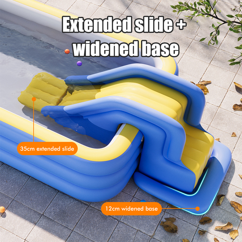 Inflatable Water Slide Compact - Kids Outdoor Water Park recension och pris