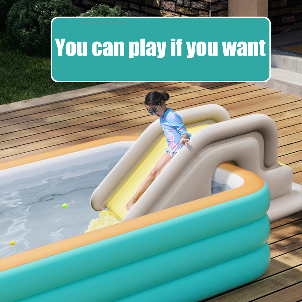 Inflatable Water Slide Compact - Kids Outdoor Water Park recension och pris