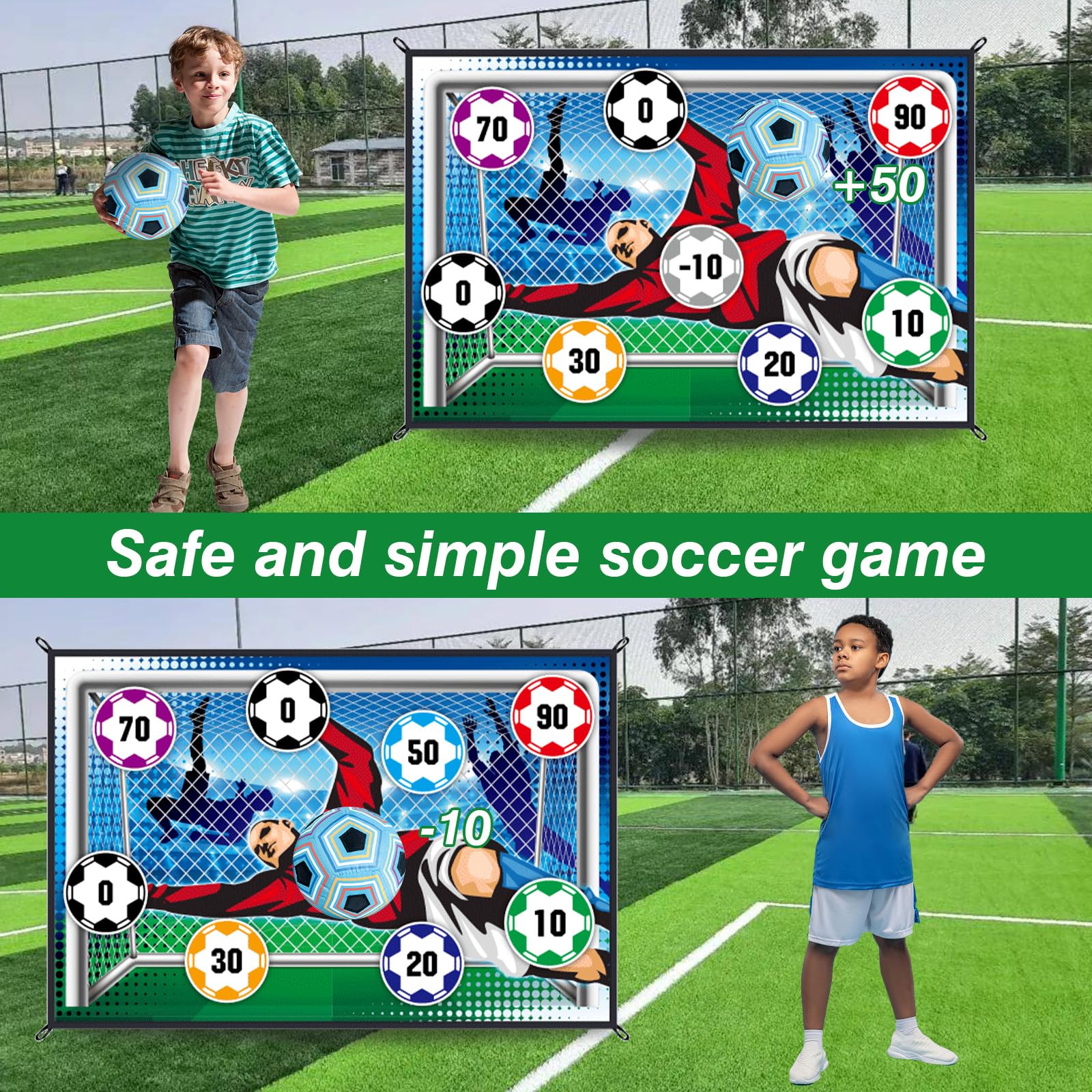 150CM Soccer Game Mat Set Outd - Kids Outdoor Mat recension och pris