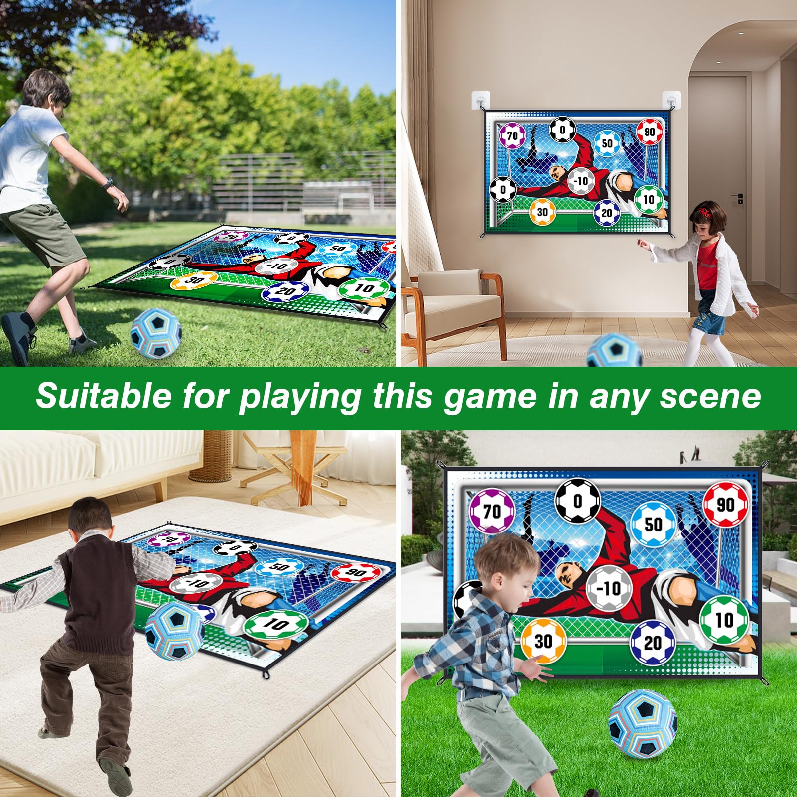 150CM Soccer Game Mat Set Outd - Kids Outdoor Mat recension och pris